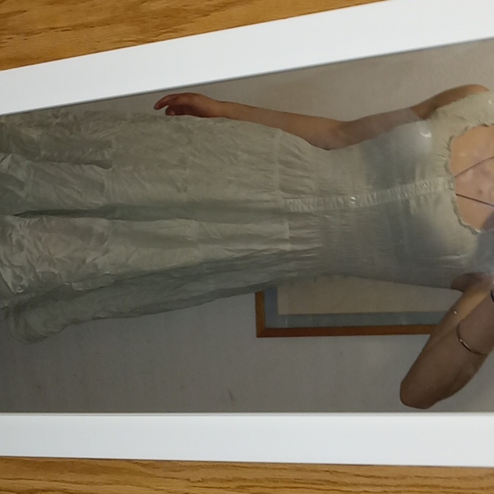 Vintage "exclusive!" y2k teered milk maid dress
